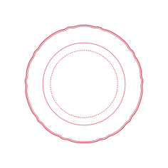 Objects Plates Ikea Upplaga Plate 11 Inch Sketch Style Svg Vector, Free Vectors File